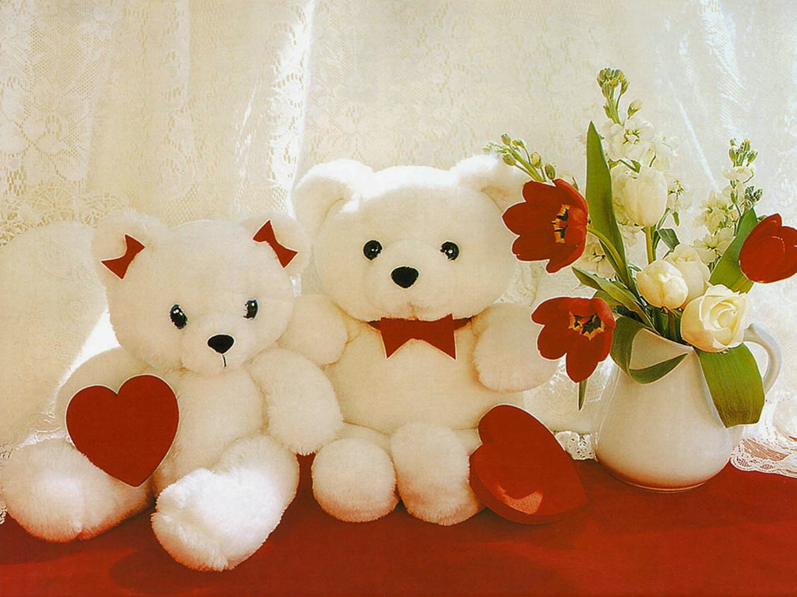 fonds d'écran ours en peluche avec des fleurs,jouet en peluche,jouet,peluche,ours en peluche,textile