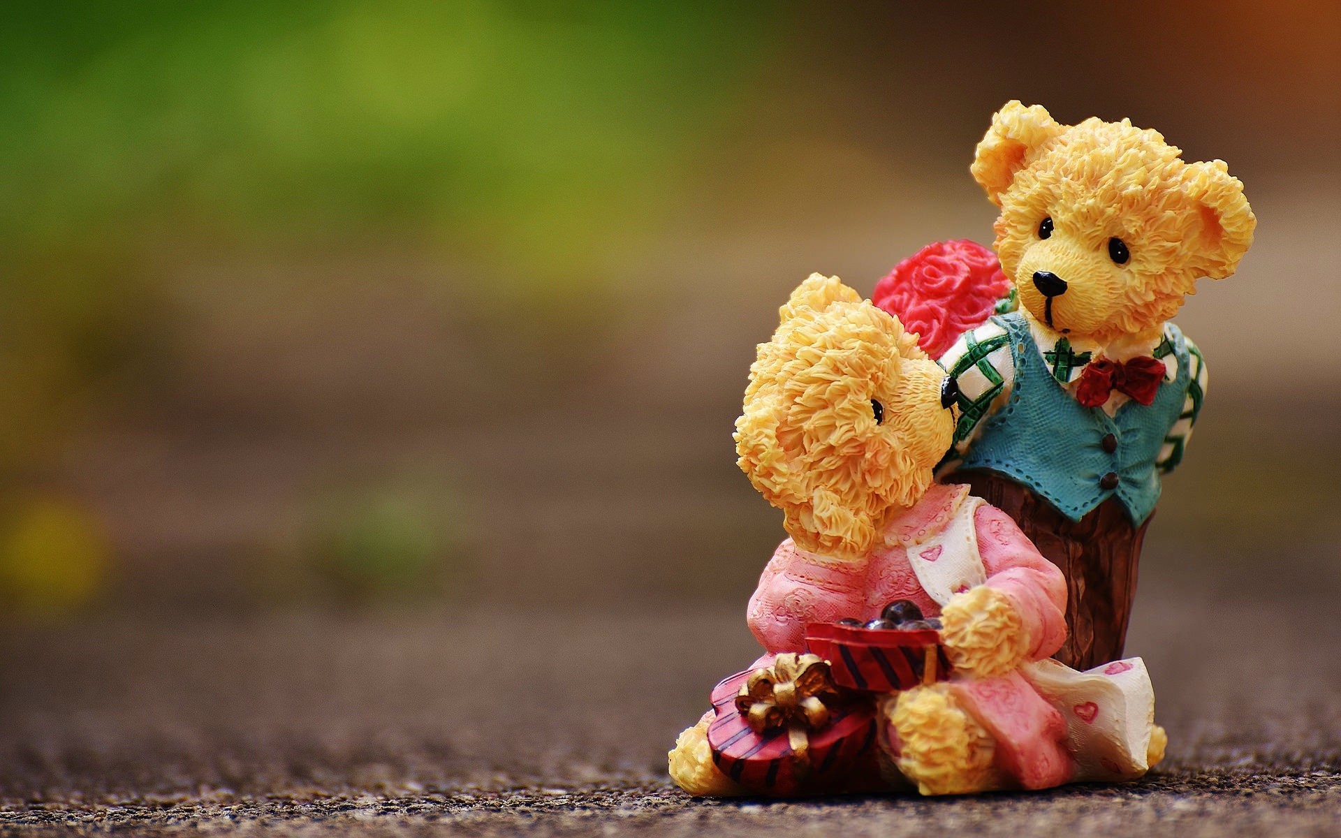 teddy bear wallpapers with flowers,teddy bear,toy,yellow,pink,child