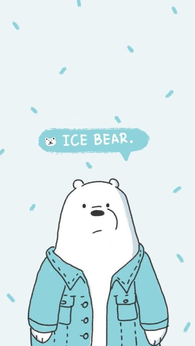 ice bear wallpaper,cartoon,bear,polar bear,illustration,carnivore