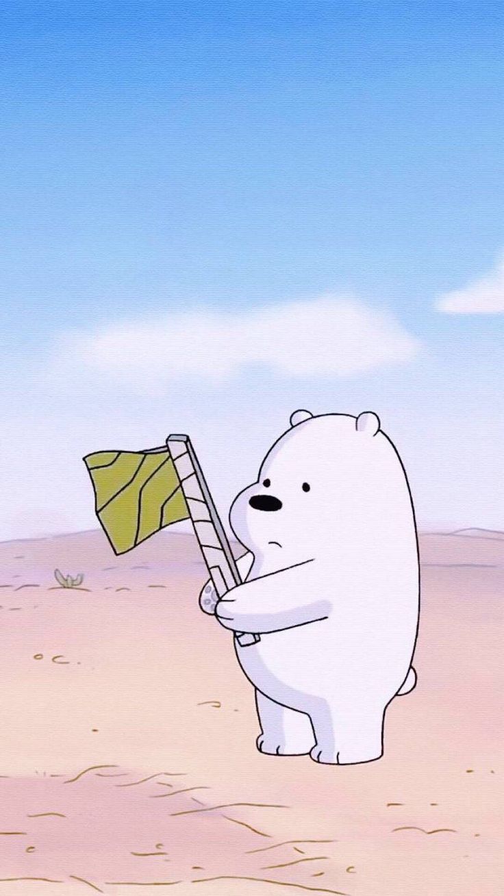 ice bear wallpaper,cartoon,illustration,bear,animation