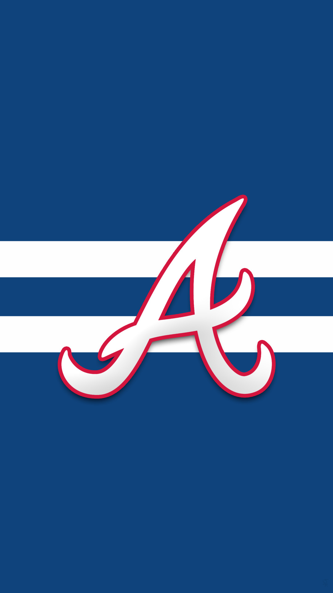 braves iphone wallpaper,schriftart,text,linie,flagge,elektrisches blau