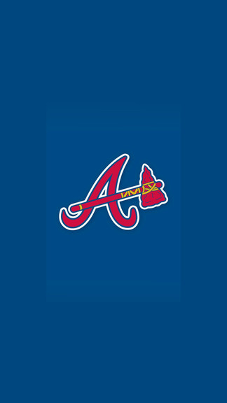 braves iphone wallpaper,blau,schriftart,rot,illustration,elektrisches blau