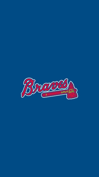 braves iphone wallpaper,font,blue,text,red,logo