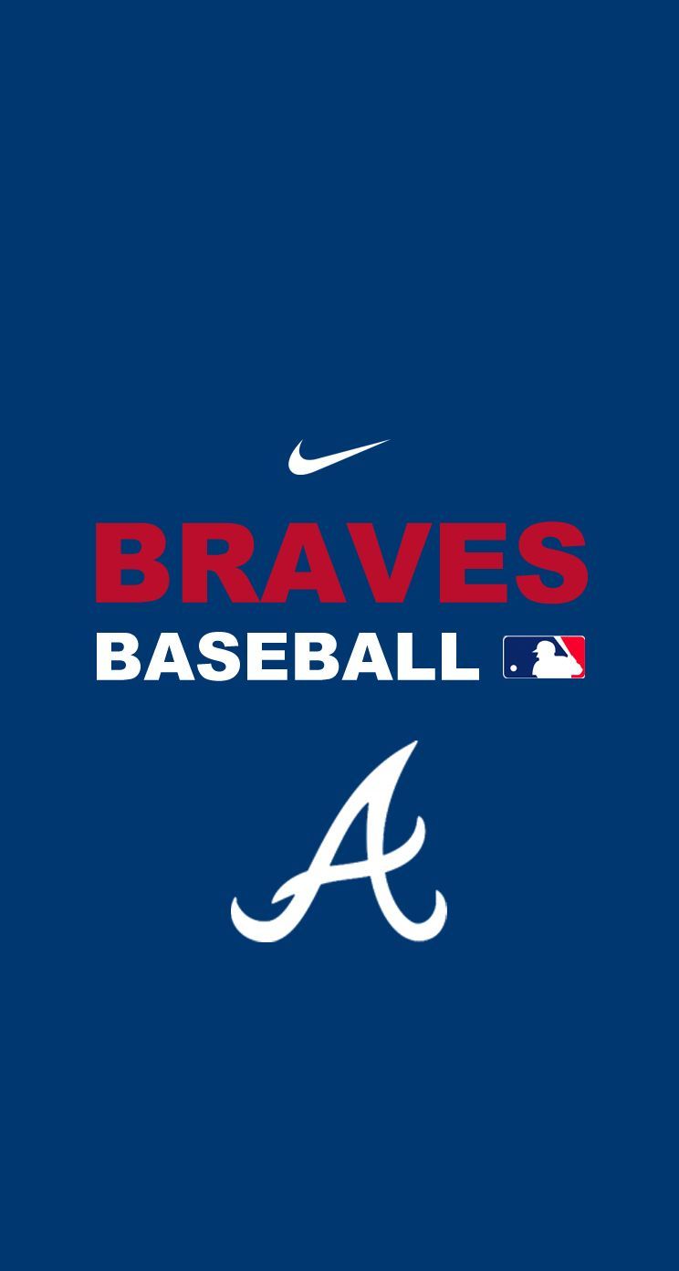 braves iphone wallpaper,schriftart,blau,text,himmel,kalligraphie