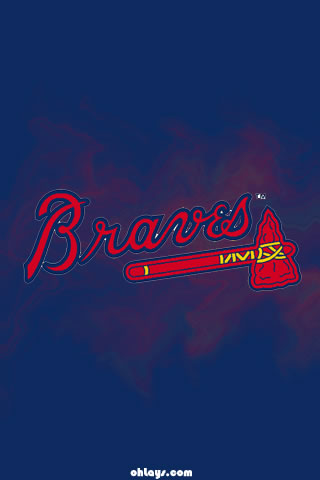 braves iphone wallpaper,font,text,blue,sky,graphic design