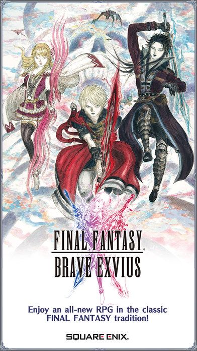 final fantasy brave exvius wallpaper,poster,cartoon,fictional character,illustration,anime