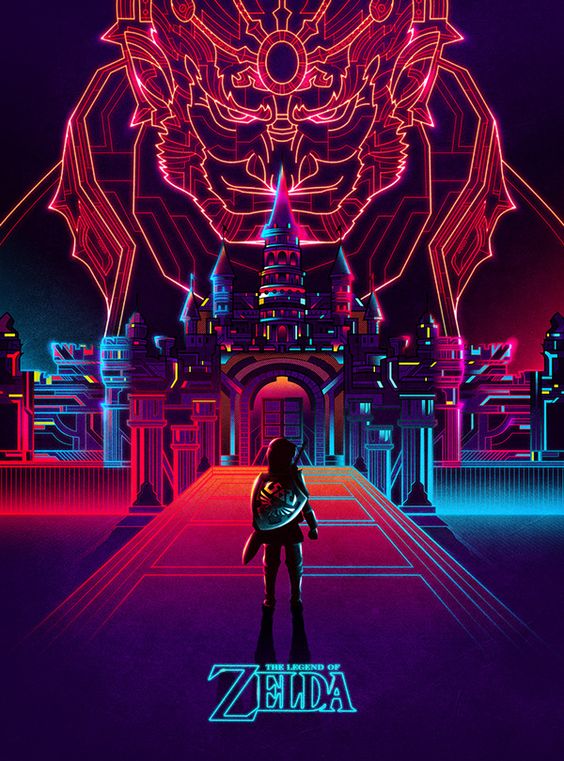 Legend Of Zelda Neon WallpaperUse
