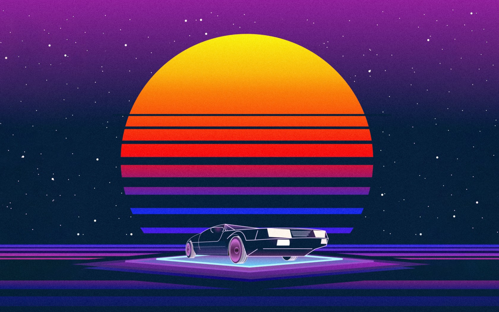 papier peint de style des années 80,lumière,violet,ciel,espace,véhicule
