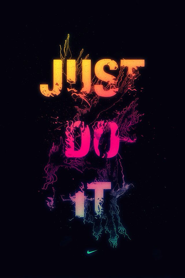 just do it wallpaper iphone,font,text,graphic design,illustration,album cover