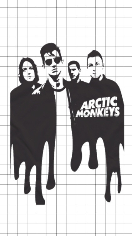 arctic monkeys iphone wallpaper,album cover,font,t shirt,black and white,illustration