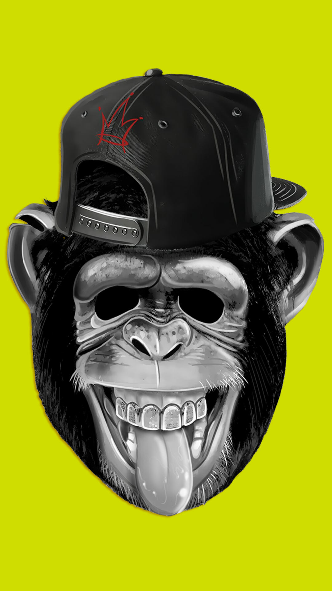 monkey wallpaper iphone,head,helmet,headgear,illustration,costume