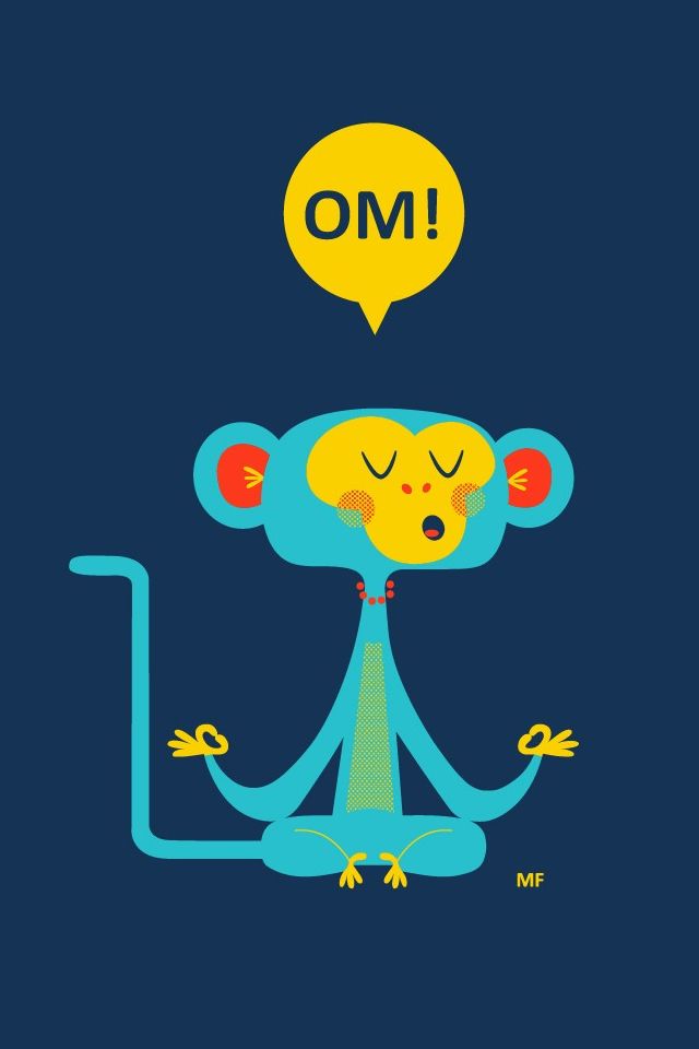 monkey wallpaper iphone,cartoon,blue,illustration,t shirt,font