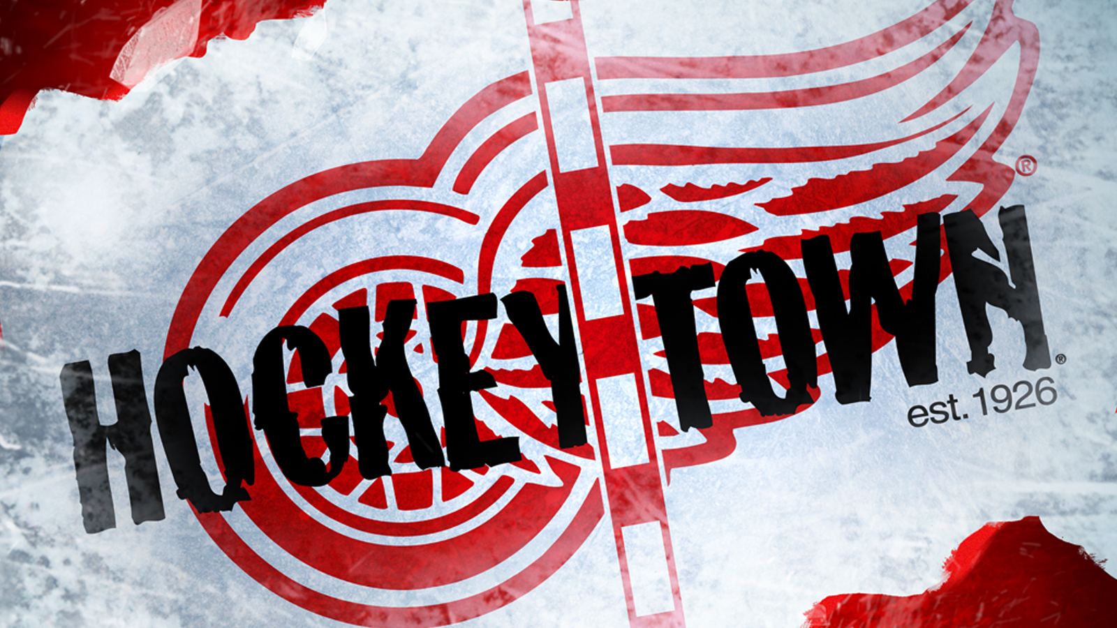 red wings wallpaper,font,banner,graphics,graphic design,flag