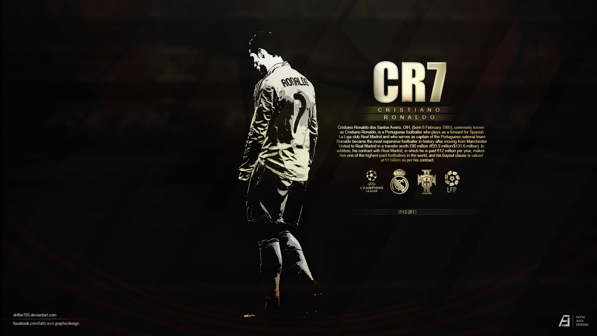 fond d'écran cr7 logo,noir,texte,police de caractère,la photographie,graphique