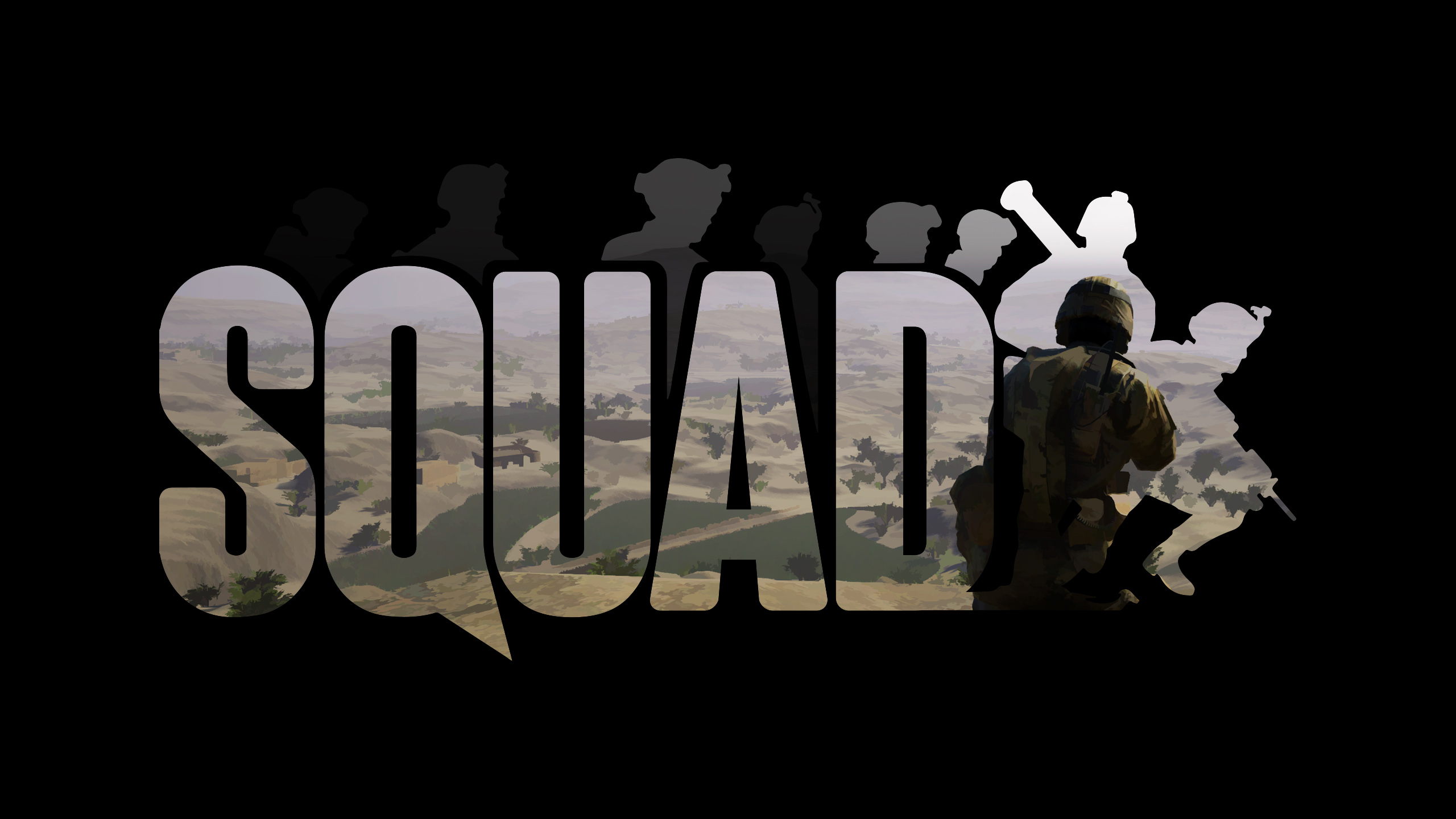 squad wallpaper,font,text,logo,darkness,graphics