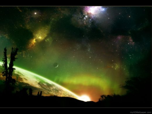 pc wallpaper hd full size,sky,nature,atmosphere,aurora,atmospheric phenomenon