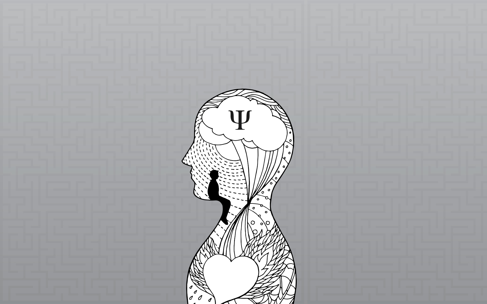 wallpaper psicologia,line art,head,illustration,drawing,art