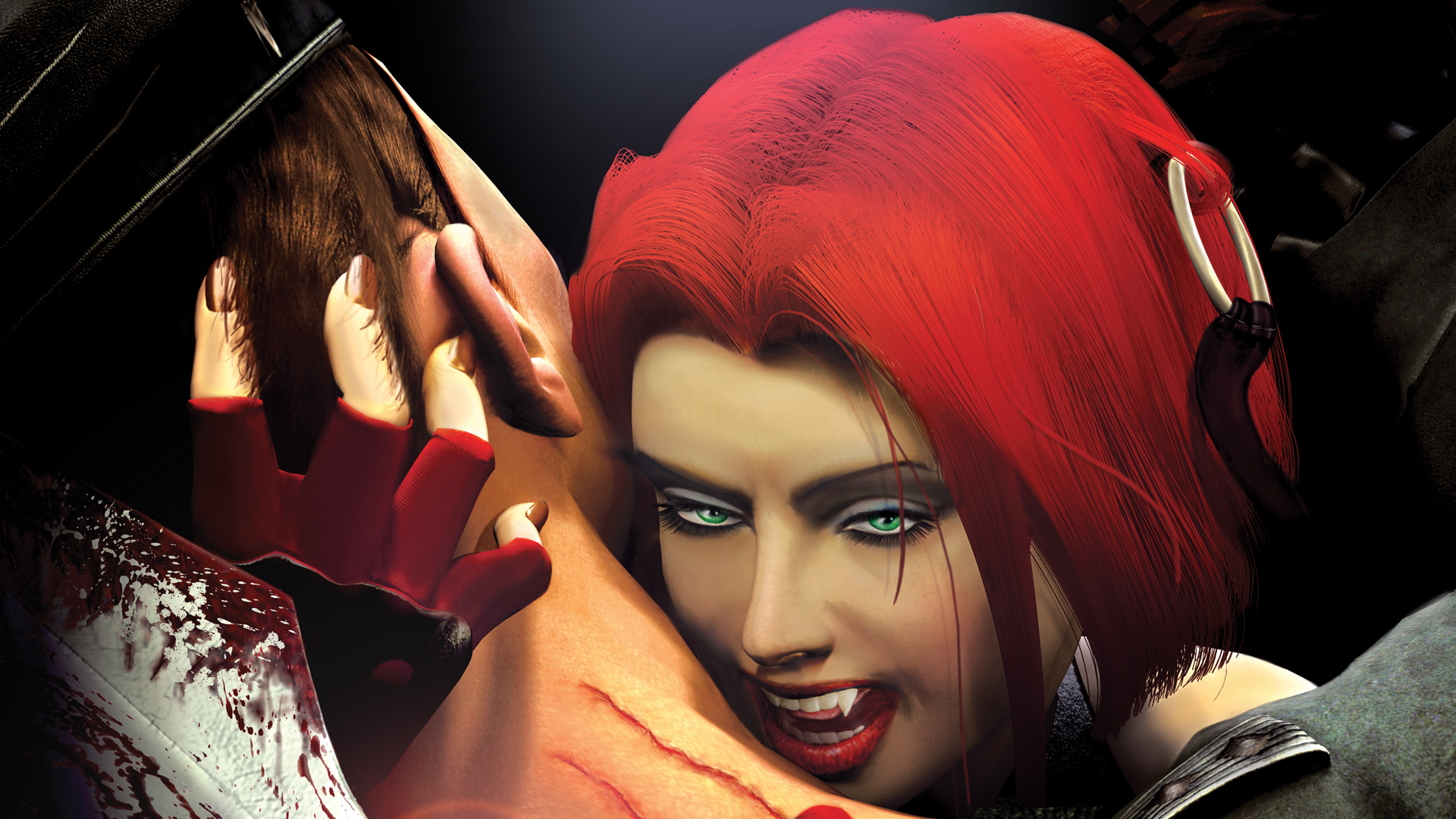 bloodrayne wallpaper,red,cg artwork,fictional character,red hair,flesh