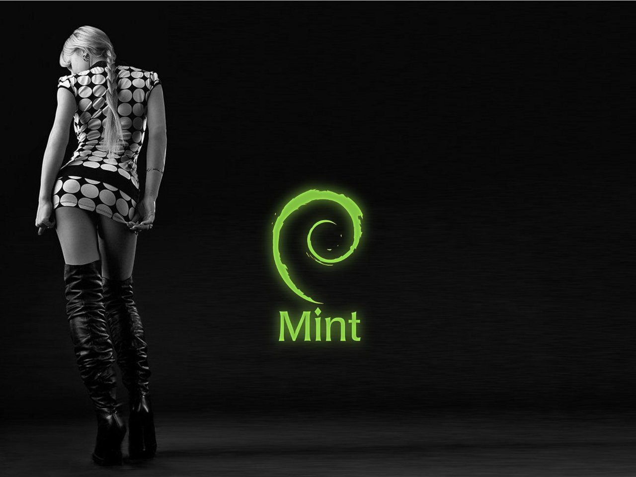 sfondi linux mint,verde,nero,buio,moda,calzature