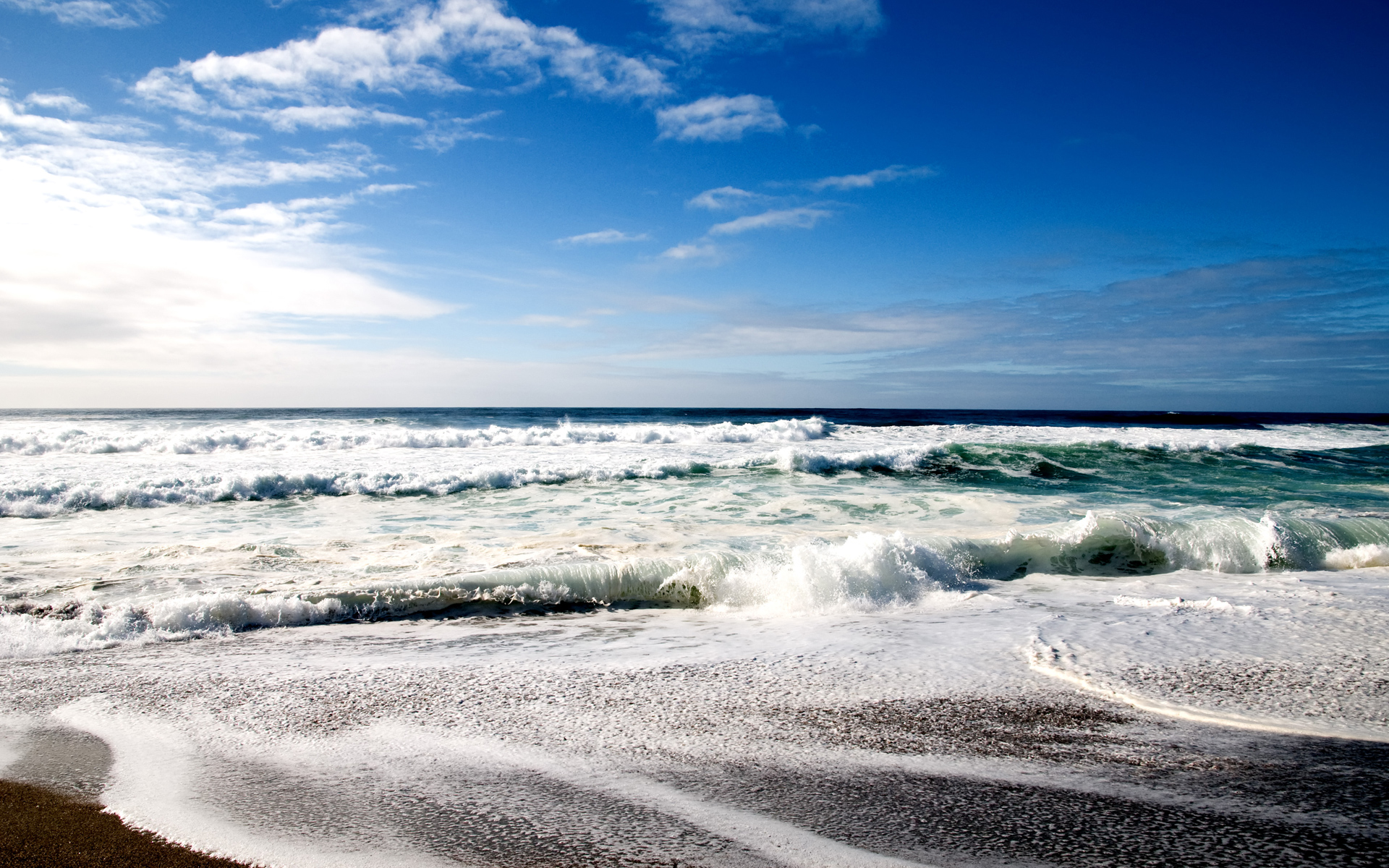 coole strandtapeten,himmel,welle,gewässer,meer,wasser