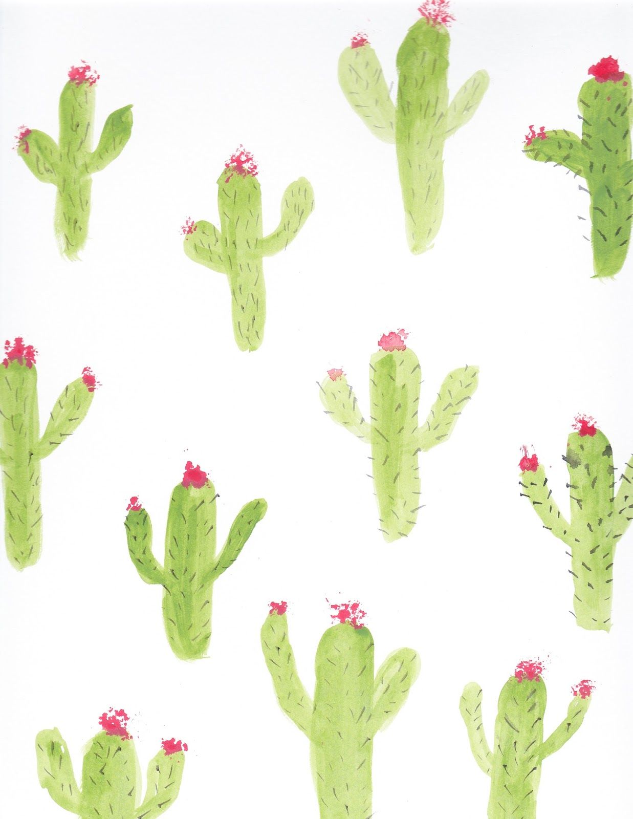 cute cactus wallpaper,cactus,plant,botany,flower,organism