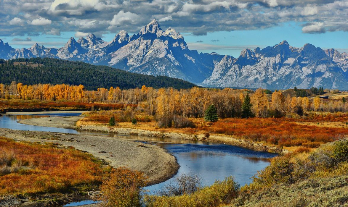 carta da parati grand teton,paesaggio naturale,natura,montagna,catena montuosa,cielo