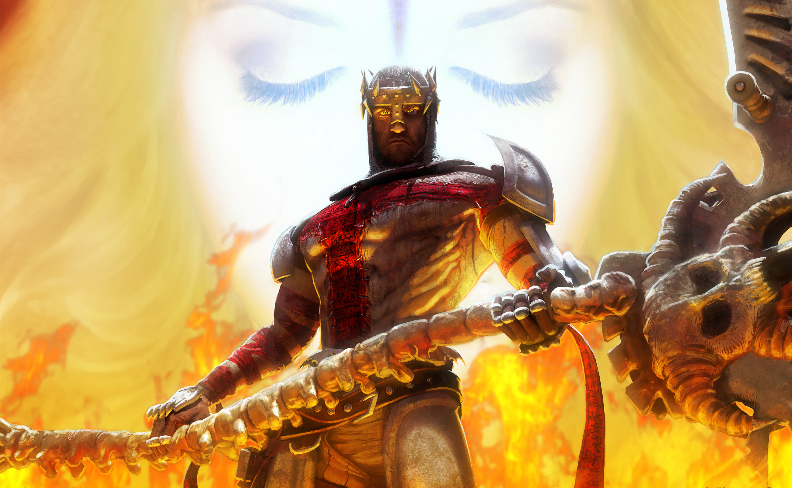 inferno wallpaper,action adventure game,cg artwork,fictional character,demon,knight