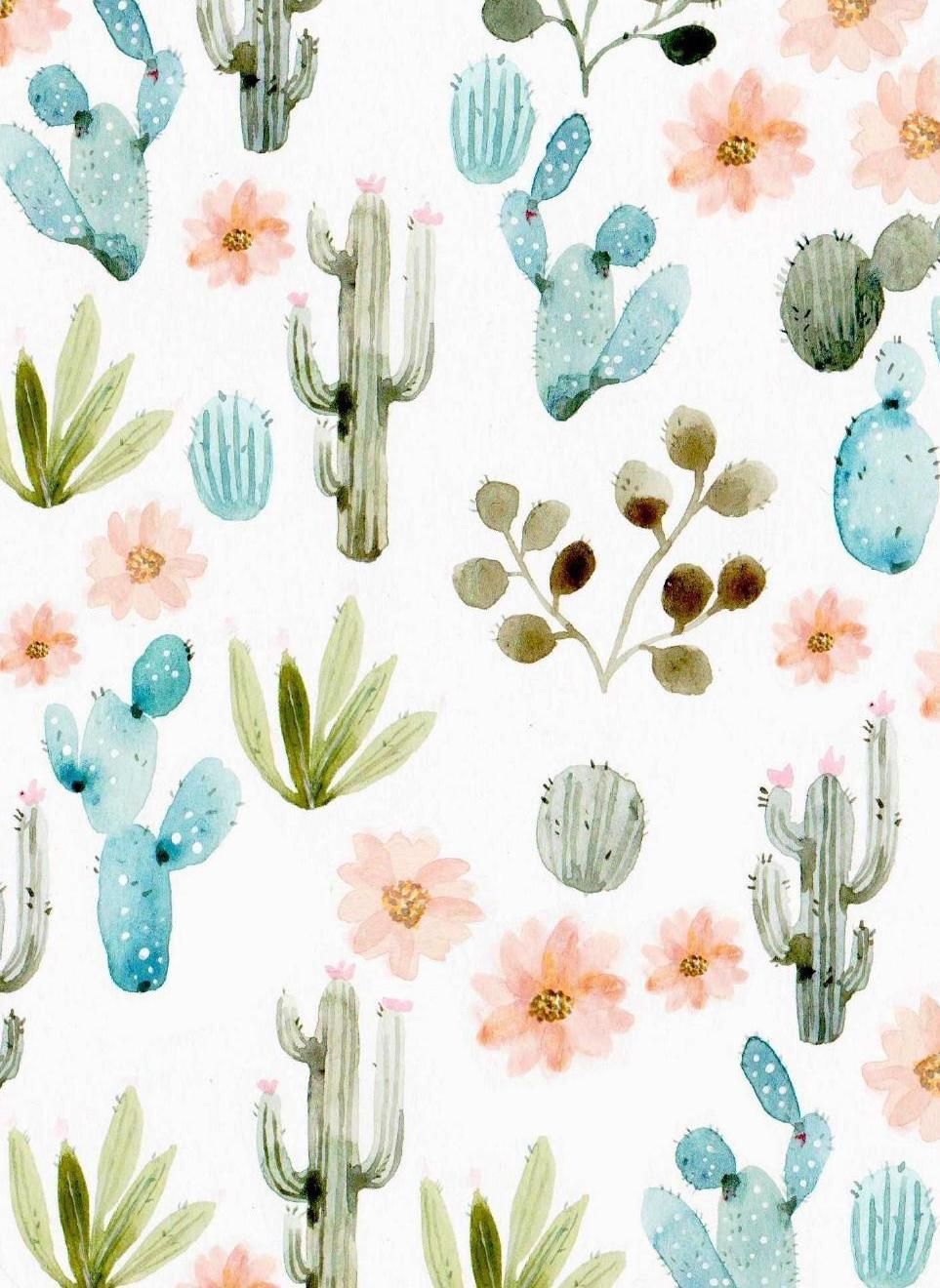 kaktus tapete tumblr,aqua,muster,türkis,blaugrün,design