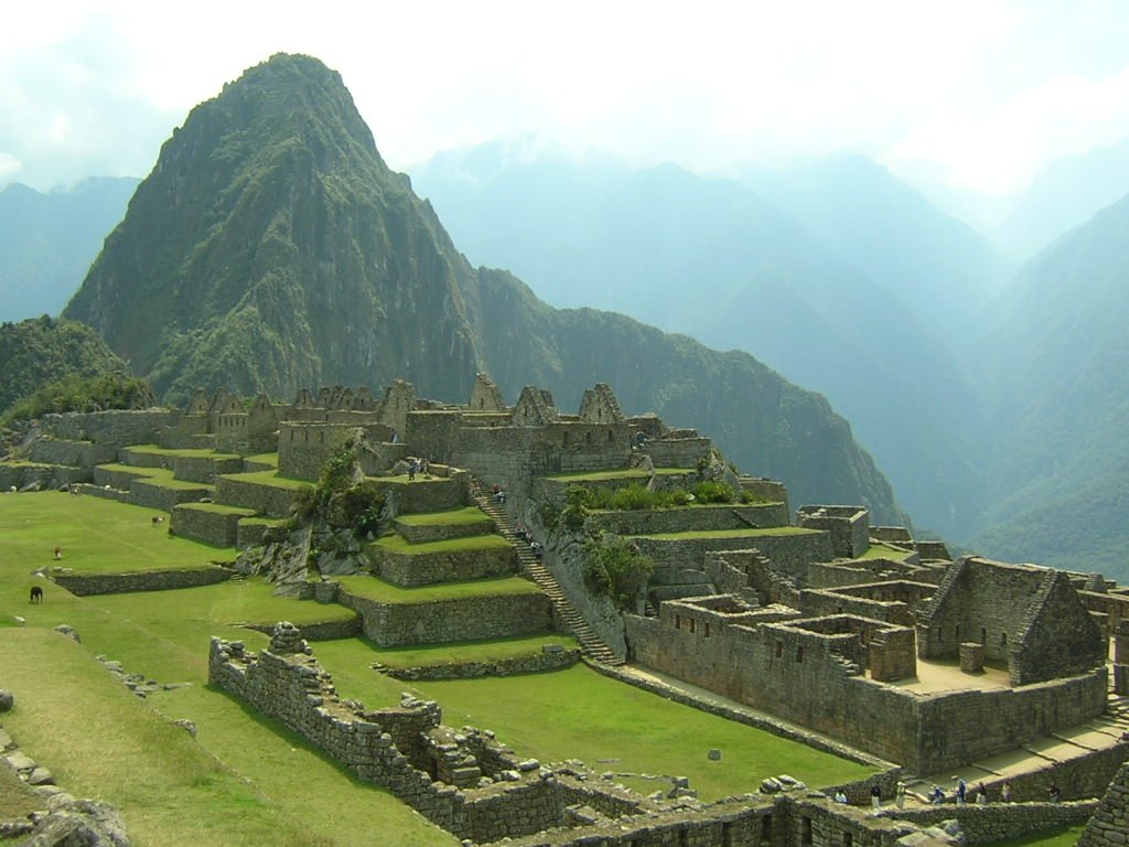 carta da parati machu picchu,meraviglie del mondo,sito archeologico,rovine,storia antica,stazione di collina