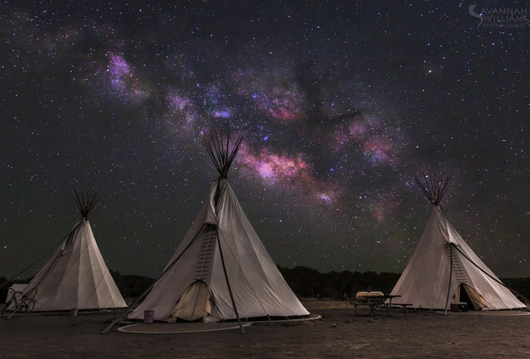 carta da parati teepee,cielo,tenda,aurora,notte,atmosfera