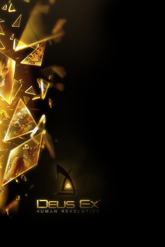 deus ex human revolution wallpaper,darkness,yellow,font,animation,photography