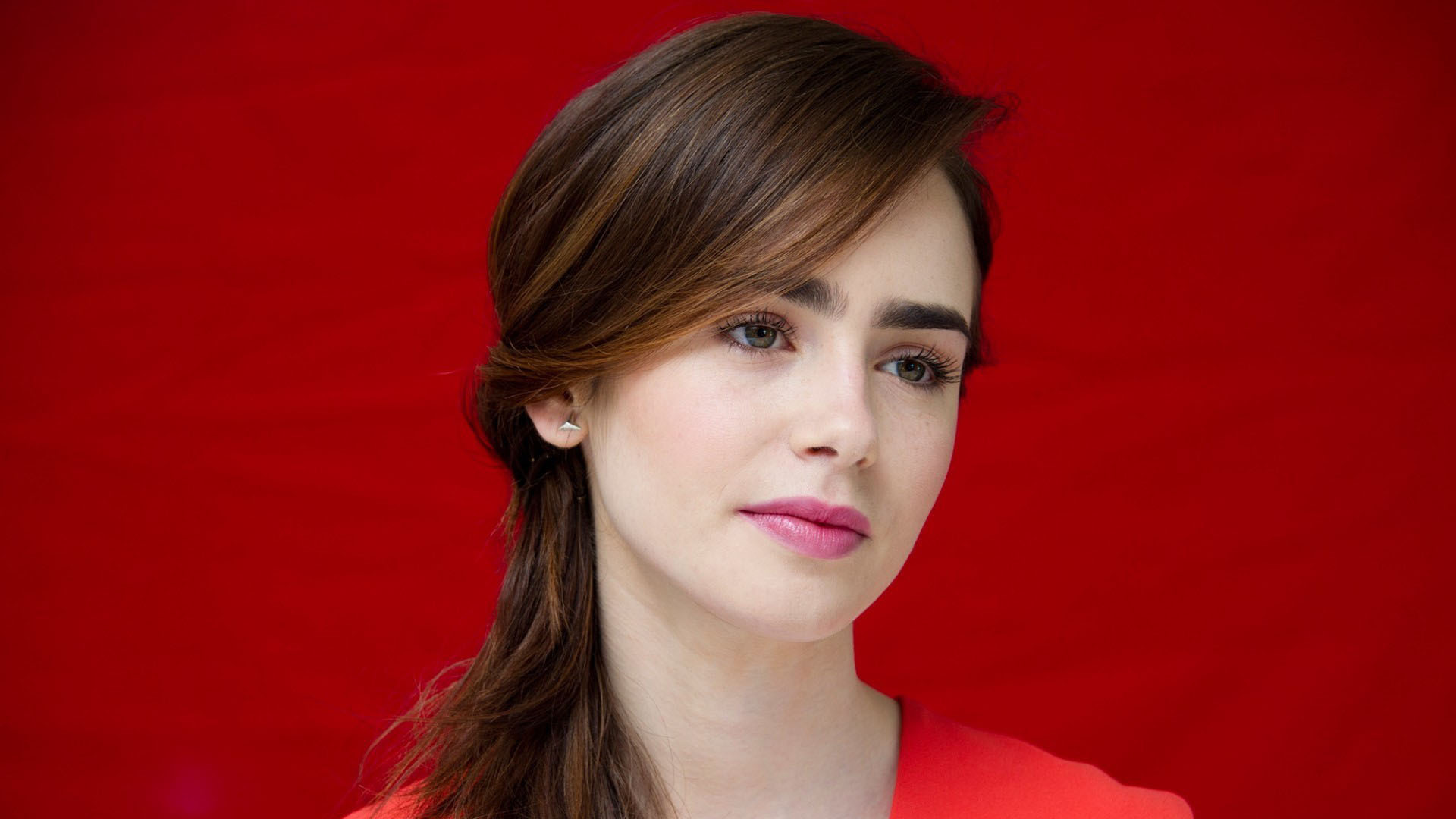 lily collins tapete,haar,gesicht,frisur,augenbraue,lippe