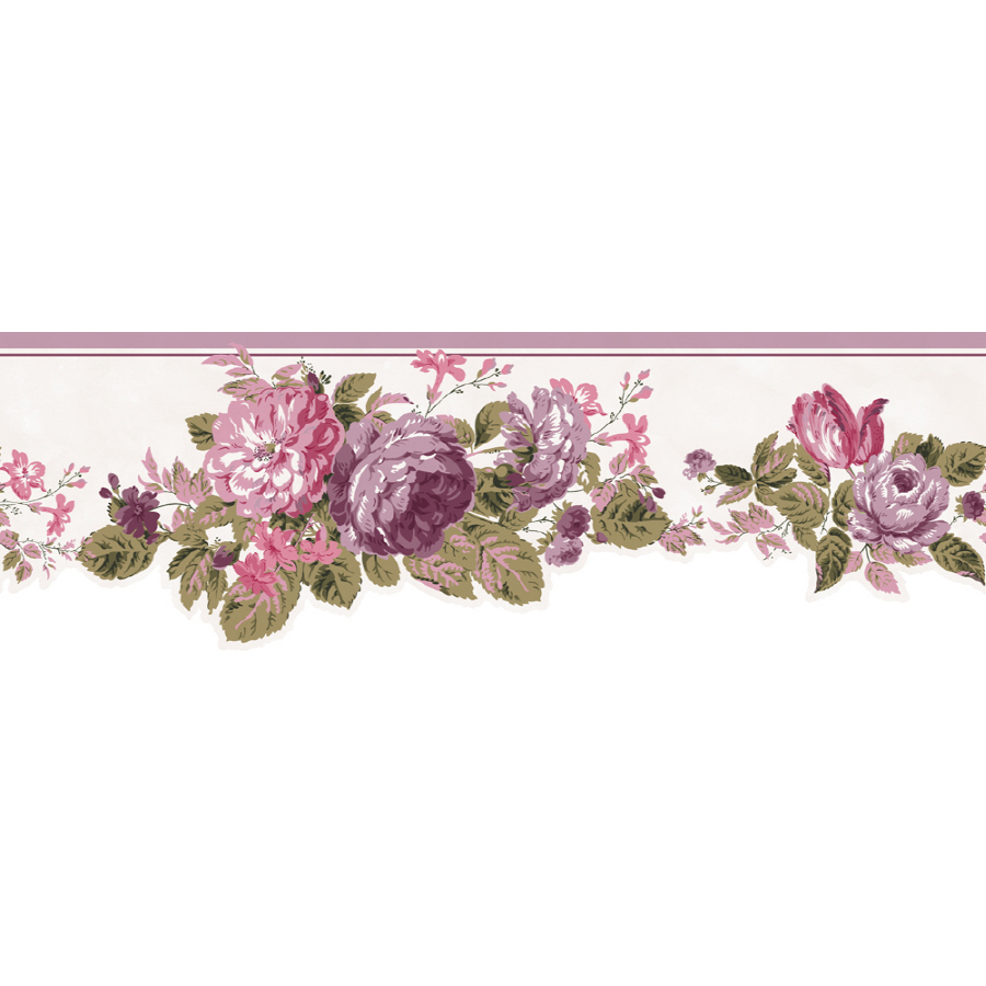 bordure de papier peint rose,rose,fleur,violet,plante,violet