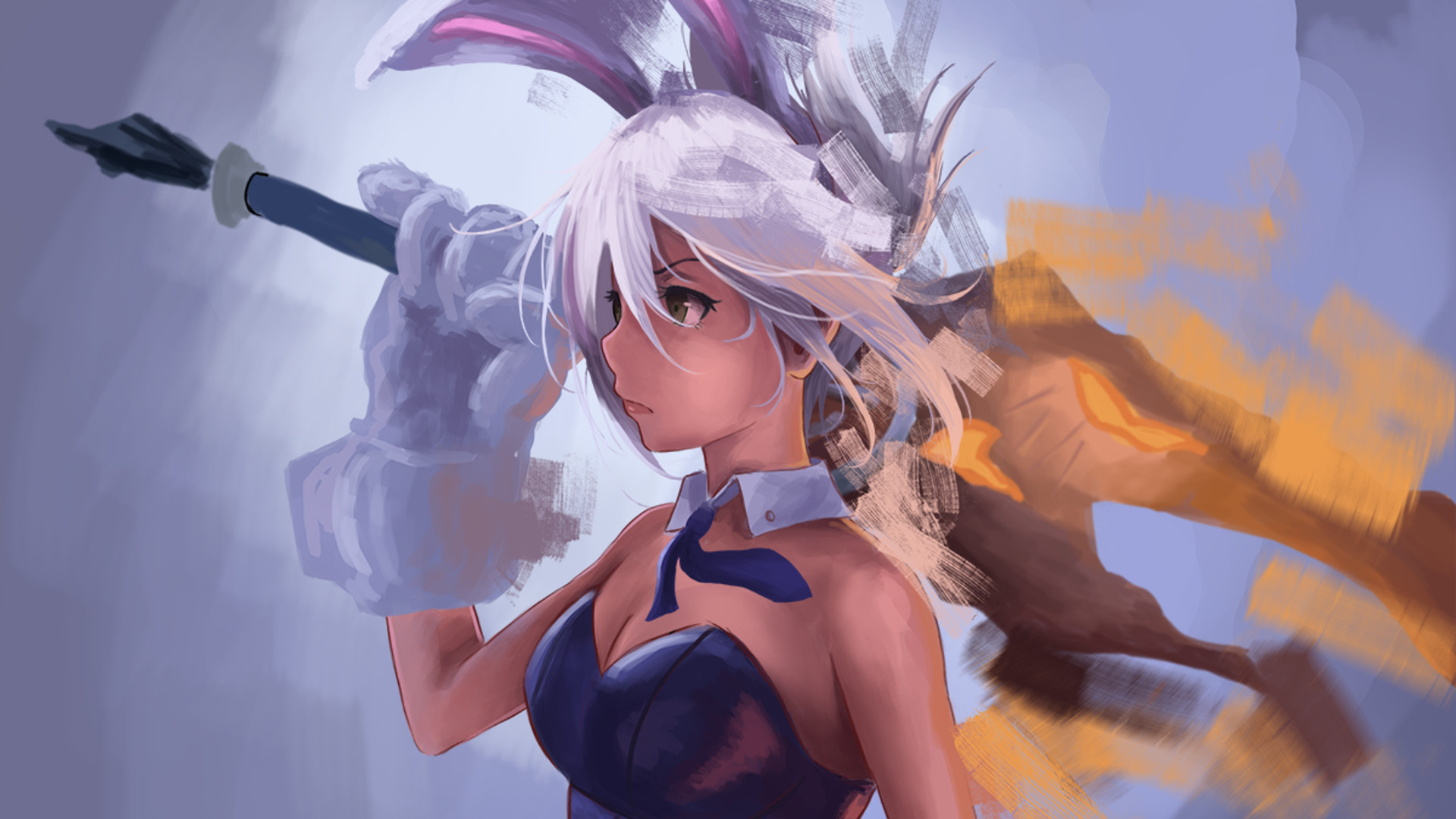 riven wallpaper hd,cg artwork,anime,cartone animato,cielo,illustrazione