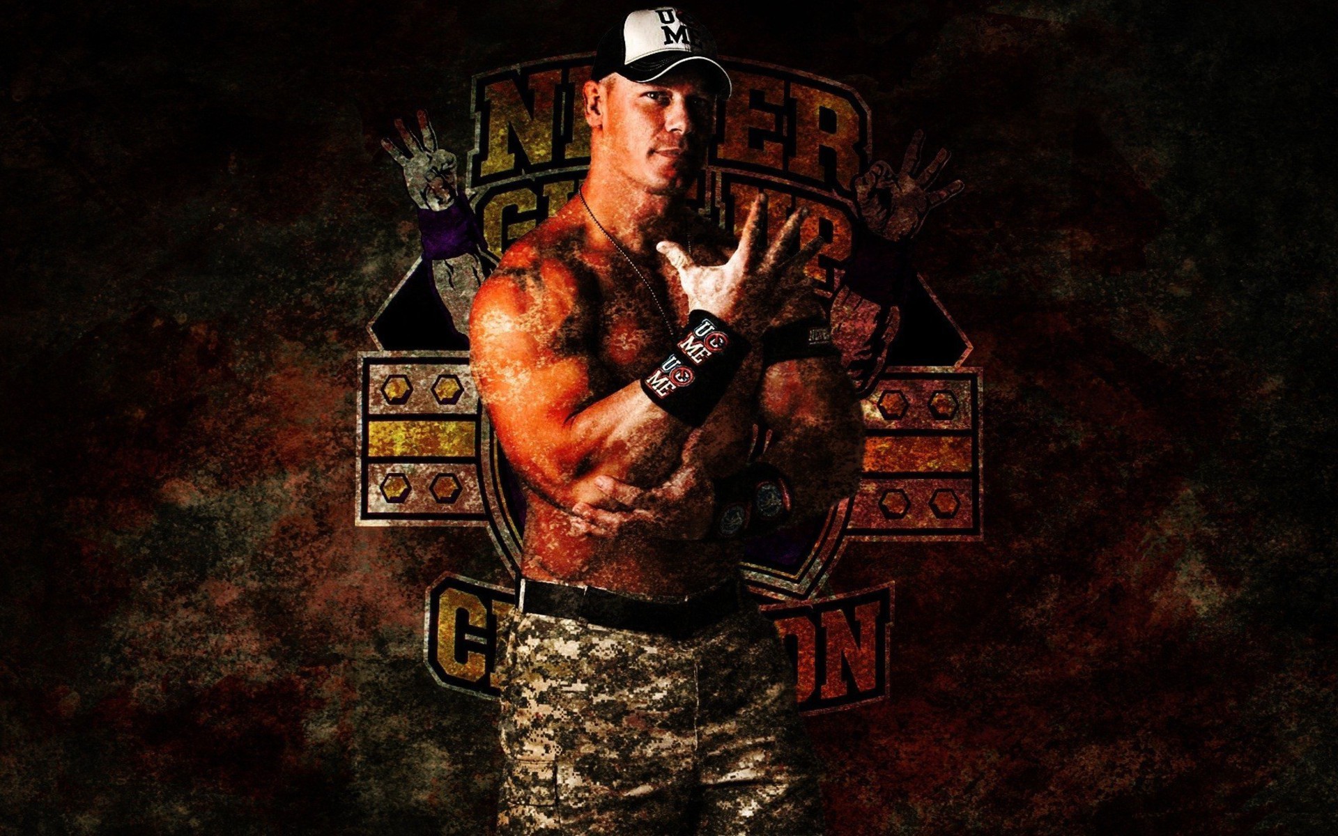 john cena hd wallpapers 1366x768,pc game,muscle,games,font,adventure game