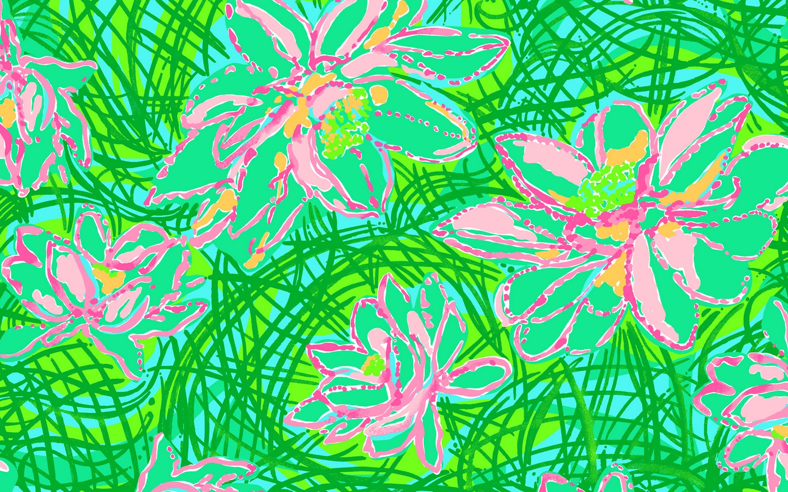 sfondo del desktop lilly pulitzer,verde,modello,foglia,design,pianta