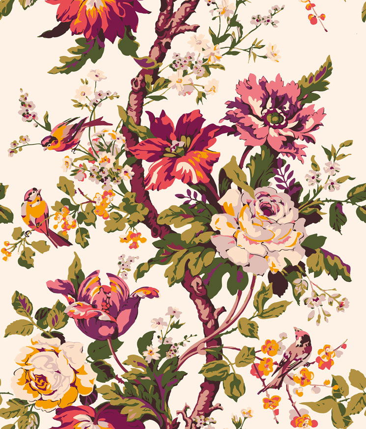 carta da parati stampa rosa,fiore,disegno floreale,pianta,modello,floristica