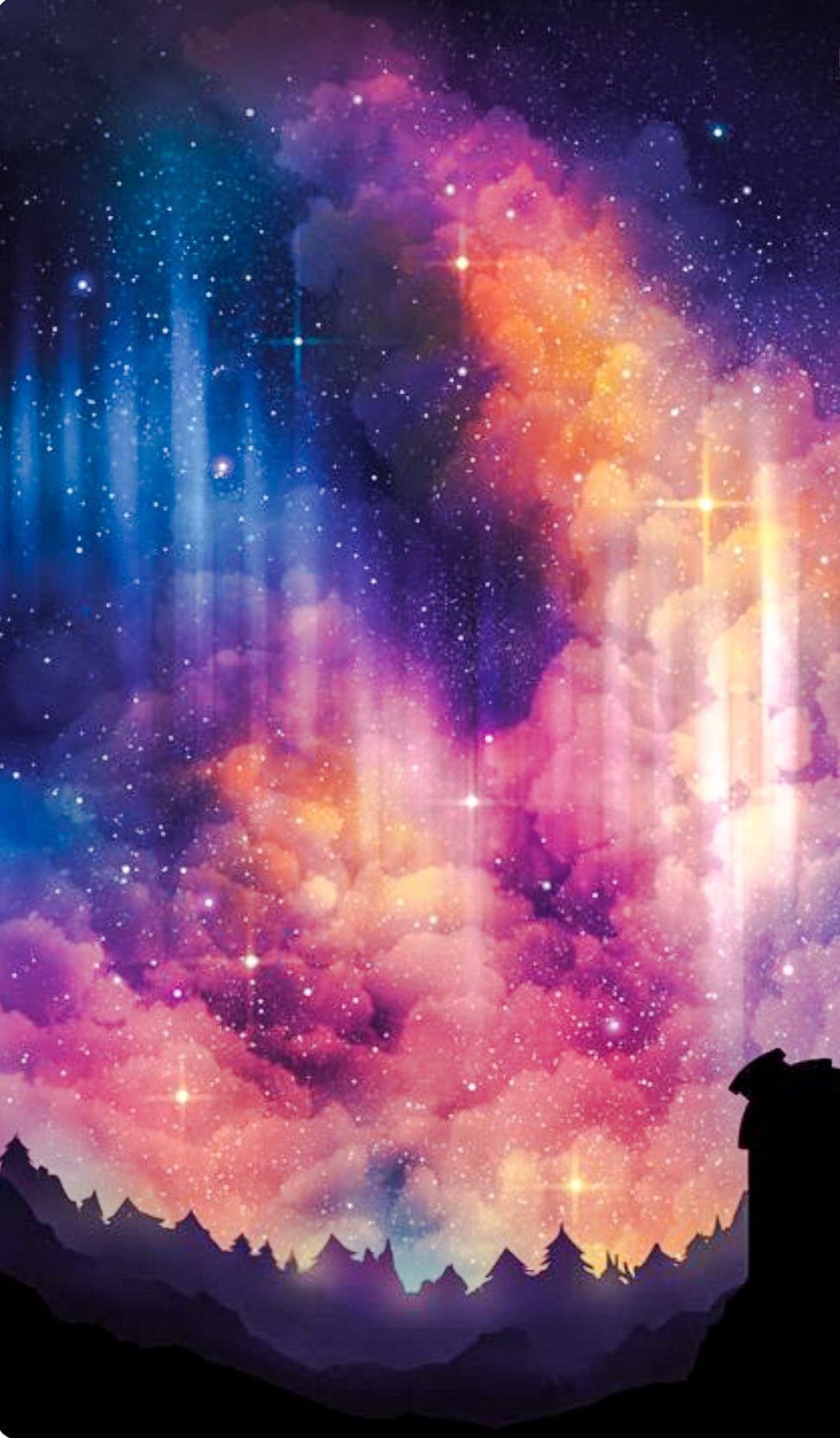 fonds d'écran assez cool,ciel,violet,nébuleuse,objet astronomique,cosmos
