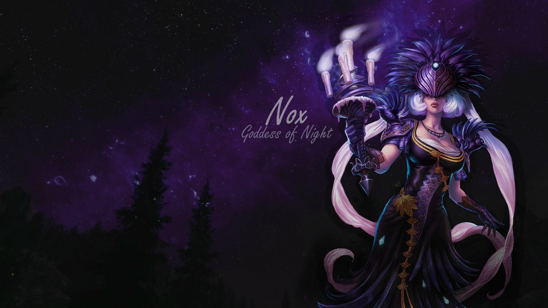 nox wallpaper,cg artwork,purple,darkness,illustration,graphic design