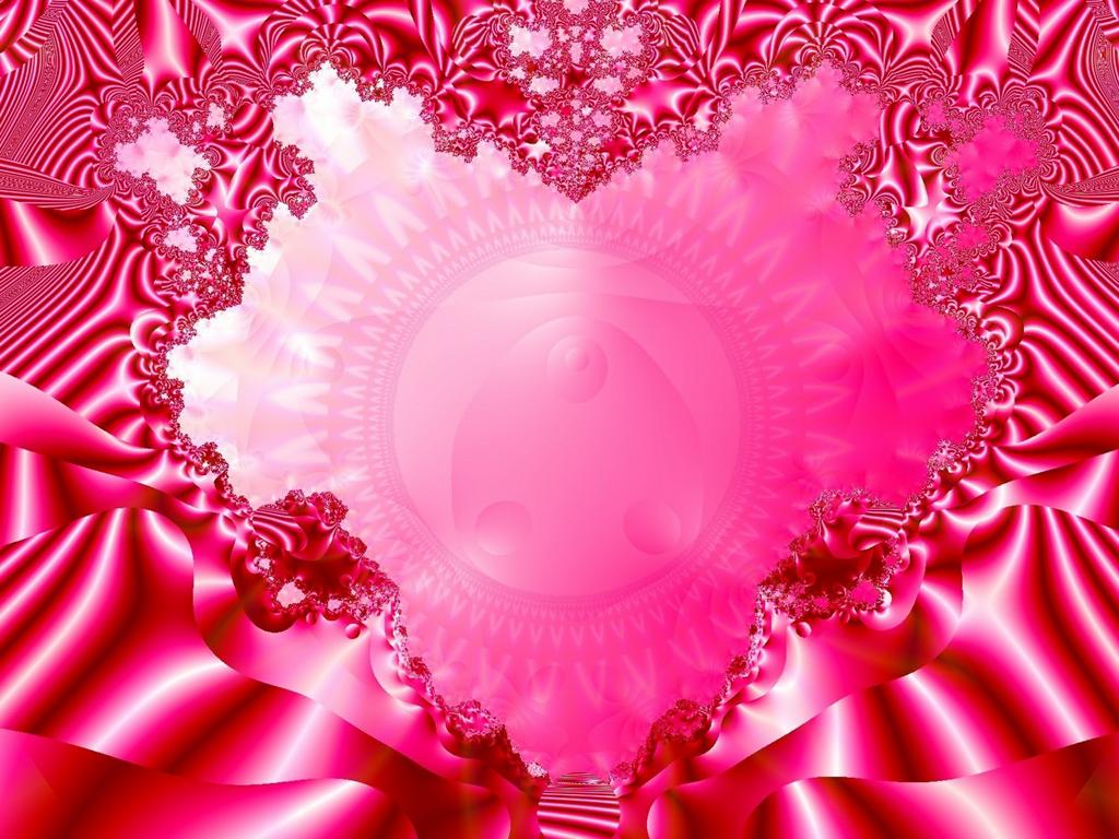 핑크 3d 벽지,분홍,빨간,심장,직물,무늬