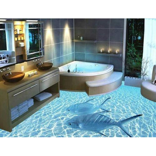3d wallpaper for bathroom,tile,property,jacuzzi,bathtub,bathroom