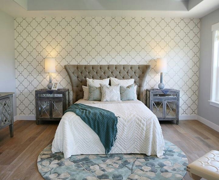 벽지 트레이,침실,가구,침대,방,인테리어 디자인