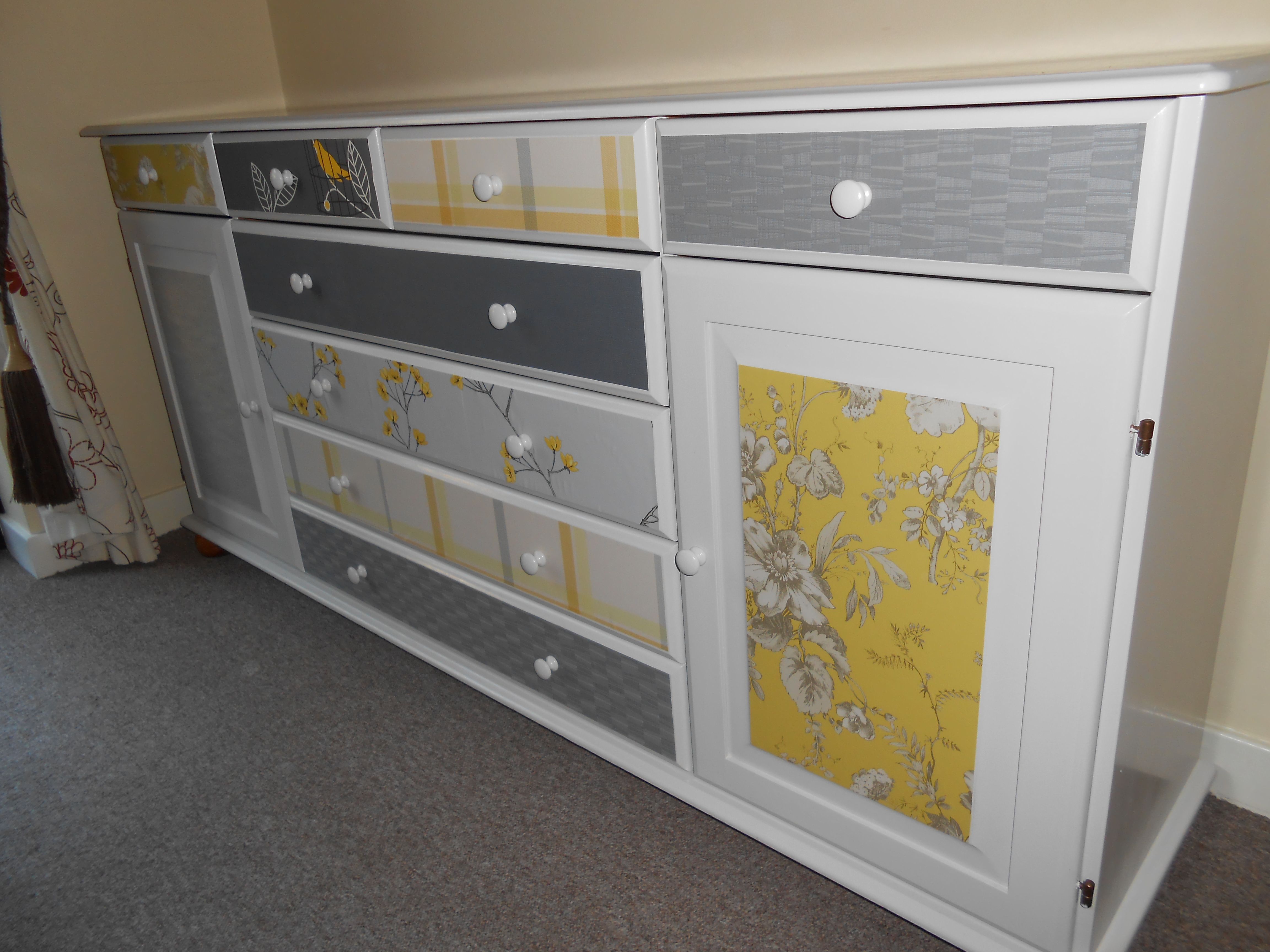 wallpaper cupboard doors,furniture,drawer,sideboard,yellow,room