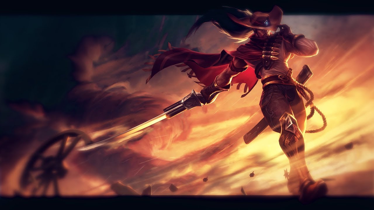 high noon yasuo wallpaper,cg artwork,sky,demon,games,screenshot