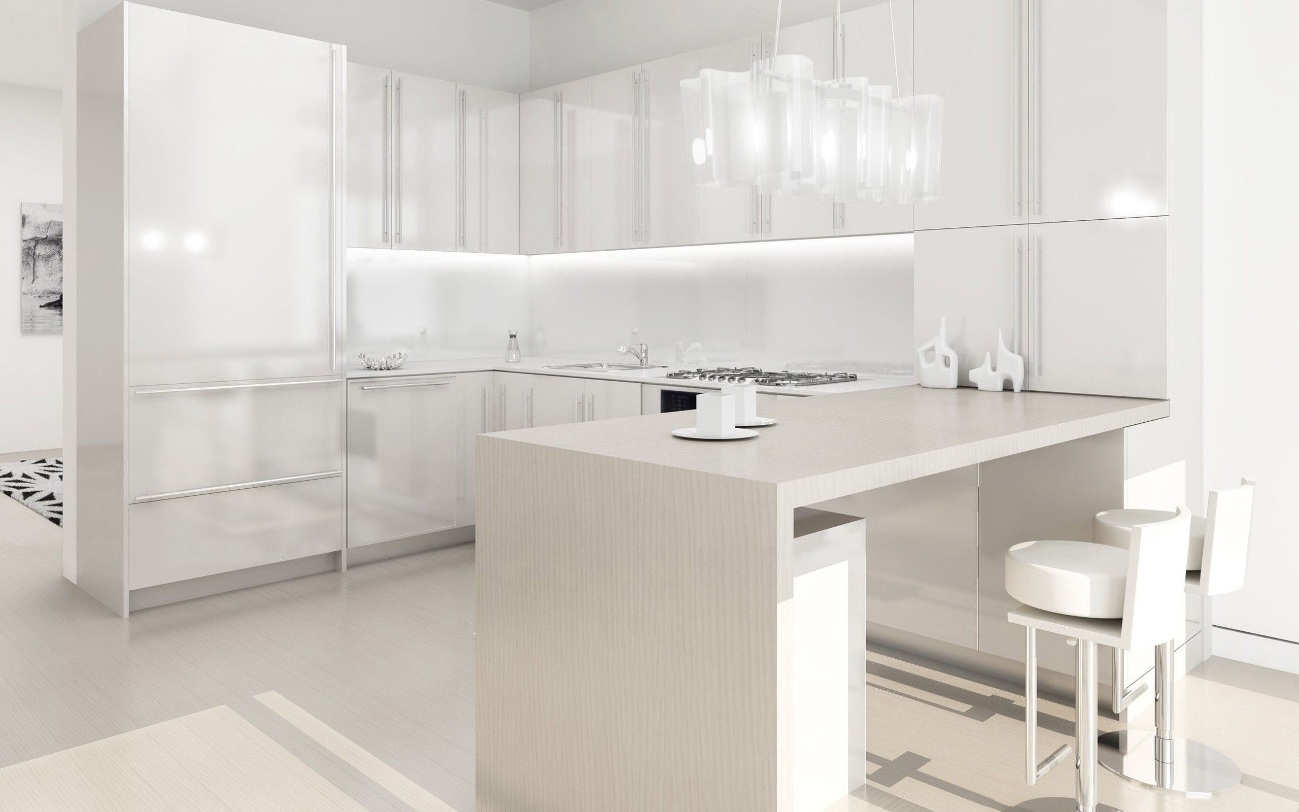 white kitchen wallpaper,furniture,room,property,interior design,kitchen