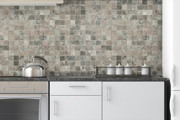 kitchen wallpaper that looks like tile,tile,countertop,property,room,wall