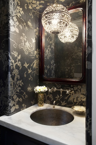 black and gold wallpaper for walls,room,bathroom,interior design,plumbing fixture,glass