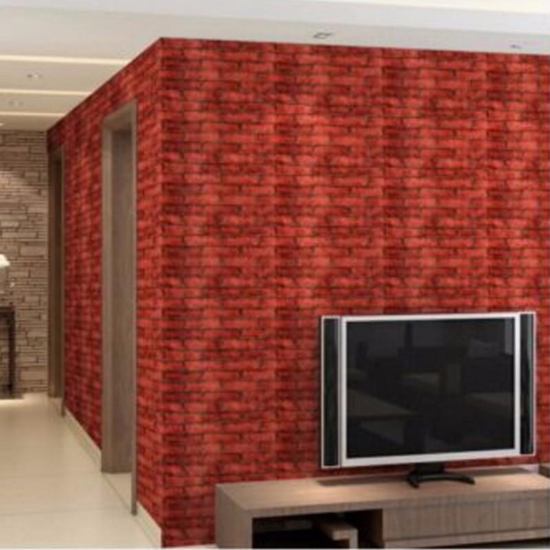 brick sticker wallpaper,brick,wall,brickwork,property,room (#558508