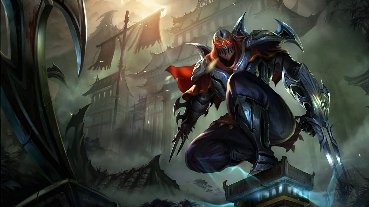 lol zed wallpaper,action adventure game,pc game,cg artwork,fictional character,adventure game