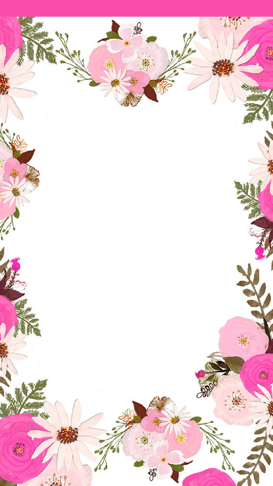 꽃 벽지 테두리,분홍,사진 프레임,식물,인테리어 디자인,꽃